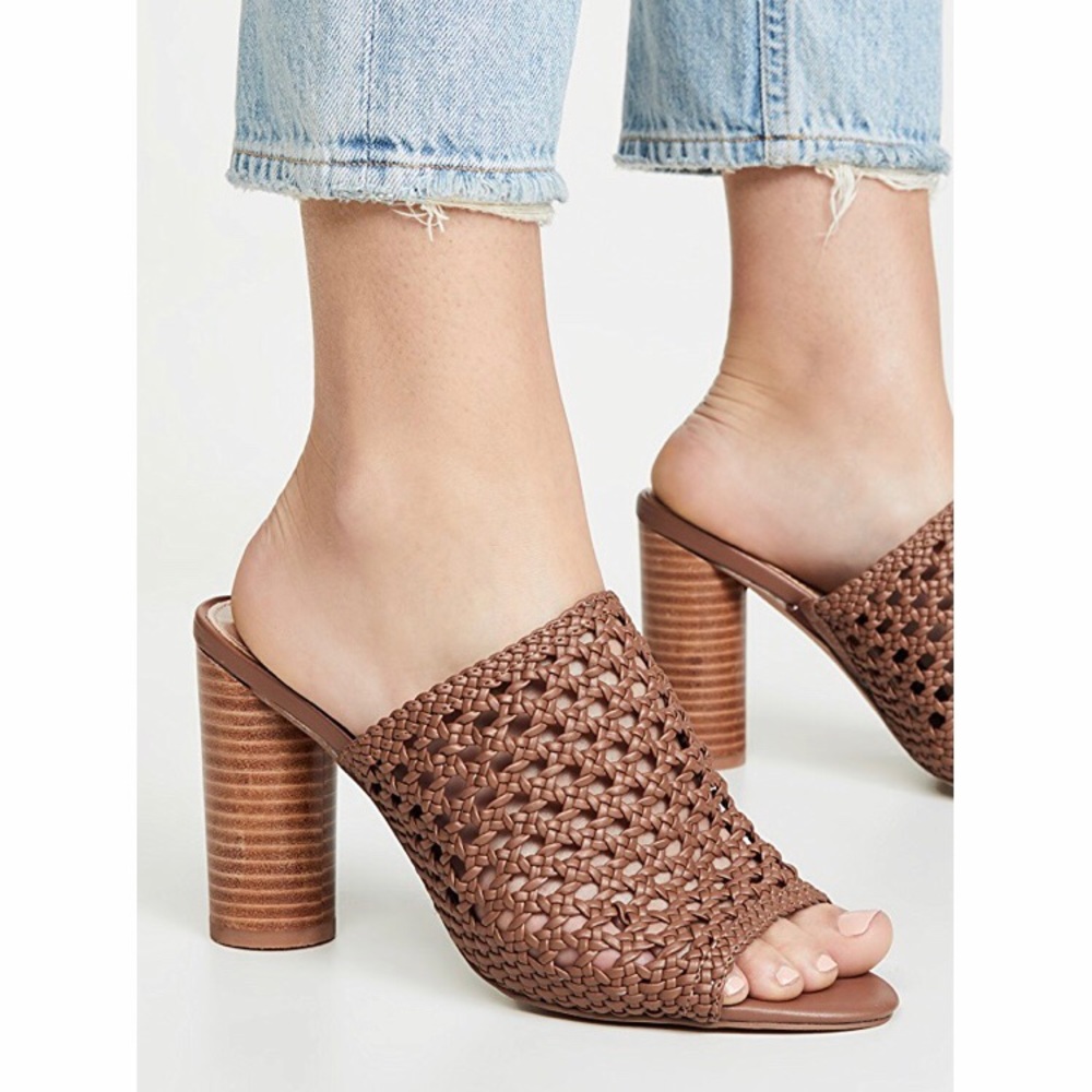 Villa Rouge weaved mules Sz 5.5